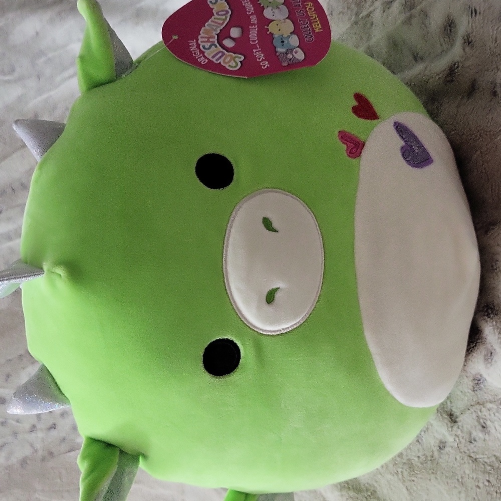 Desmund🍓 11-inch 🩵 NWT 🩵  DRAGON 💚 SQUISHMALLOWS 🌷
